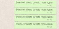Messaggi WhatsApp: è possibile cancellarli entro 7 minuti dall'invio