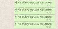 Messaggi WhatsApp: è possibile cancellarli entro 7 minuti dall'invio